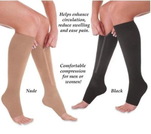 Compression Socks Zipper Support 20-30 Mmhg Easy Wear - Image 7
