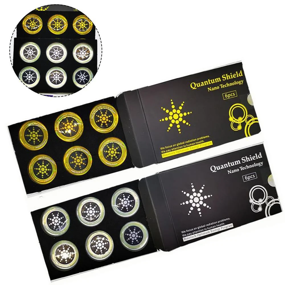 Emf Protection Stickers Cell Phones Tablets Laptops 6-Pack - Image 2