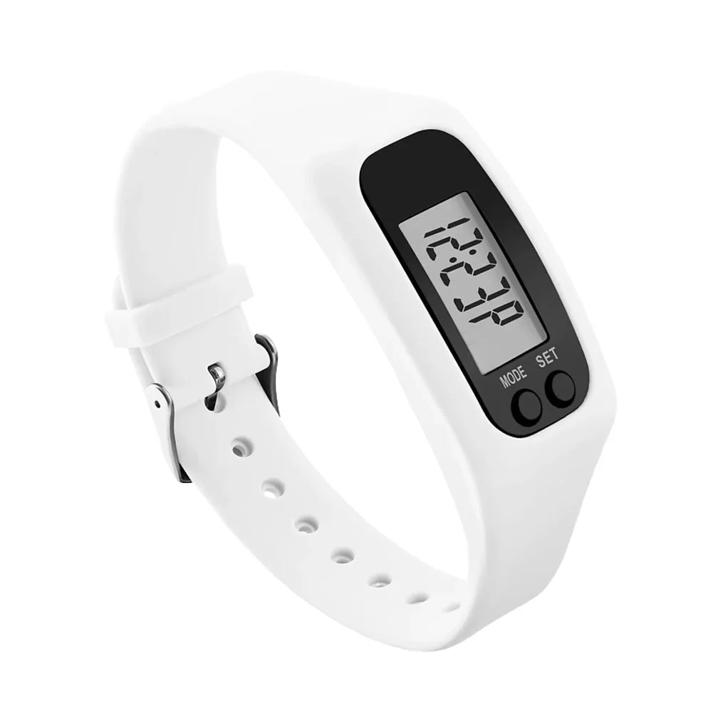 Fitness Activity Tracker Step Counter Watch Digital Sports Wristband - Image 1