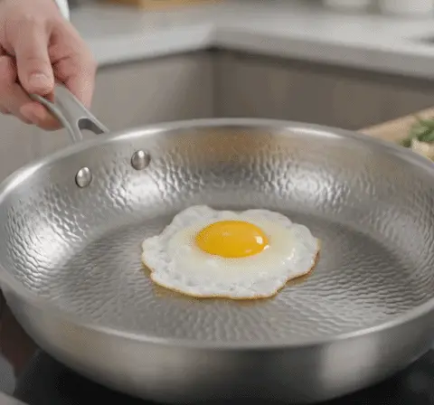 Titanium Nonstick Frying Pan 11.8 in (30cm) Pfas-Free Cookware Healthy Meals - Image 9