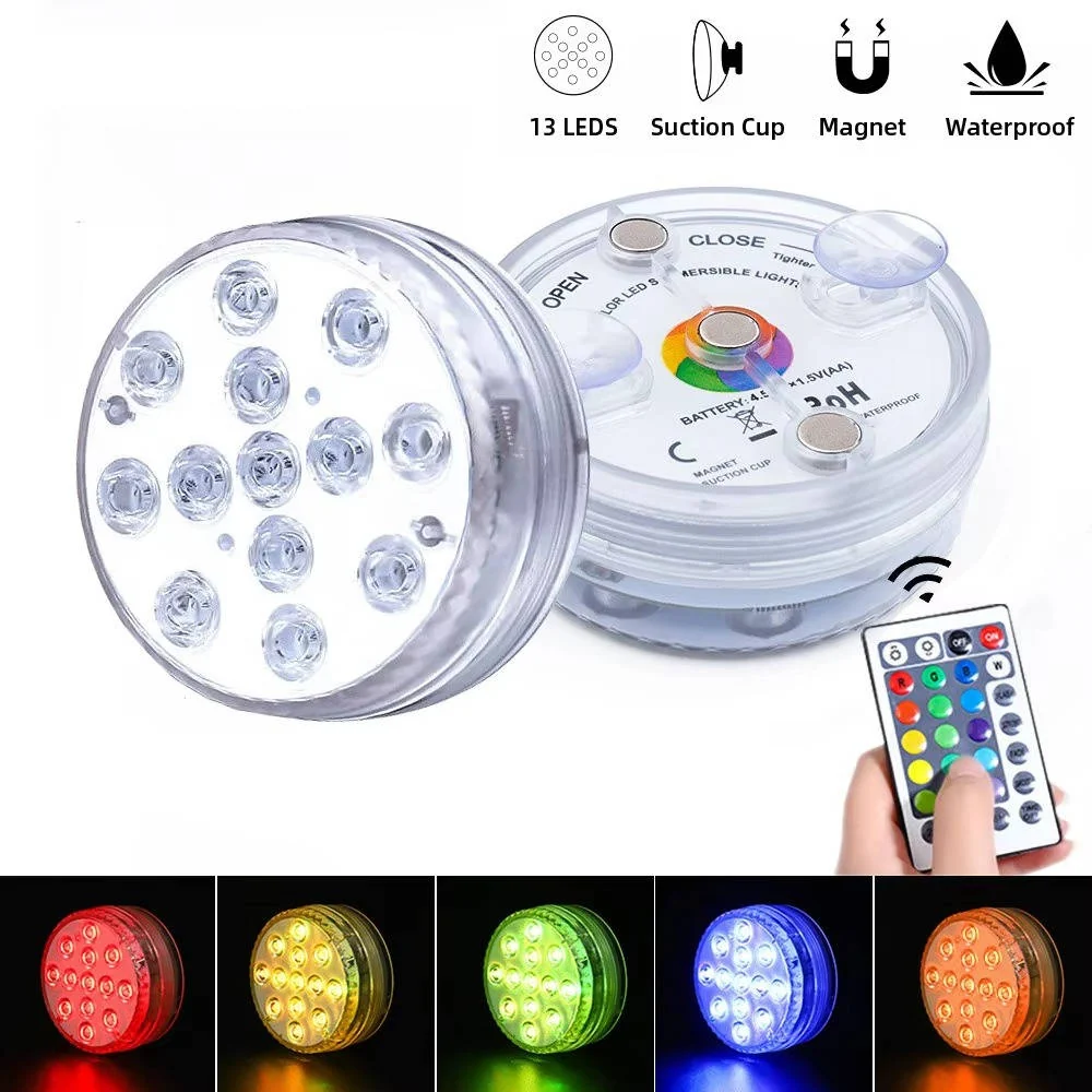 Underwater Pool LED Lights Remote Control Night Swimming Fun - Image 11